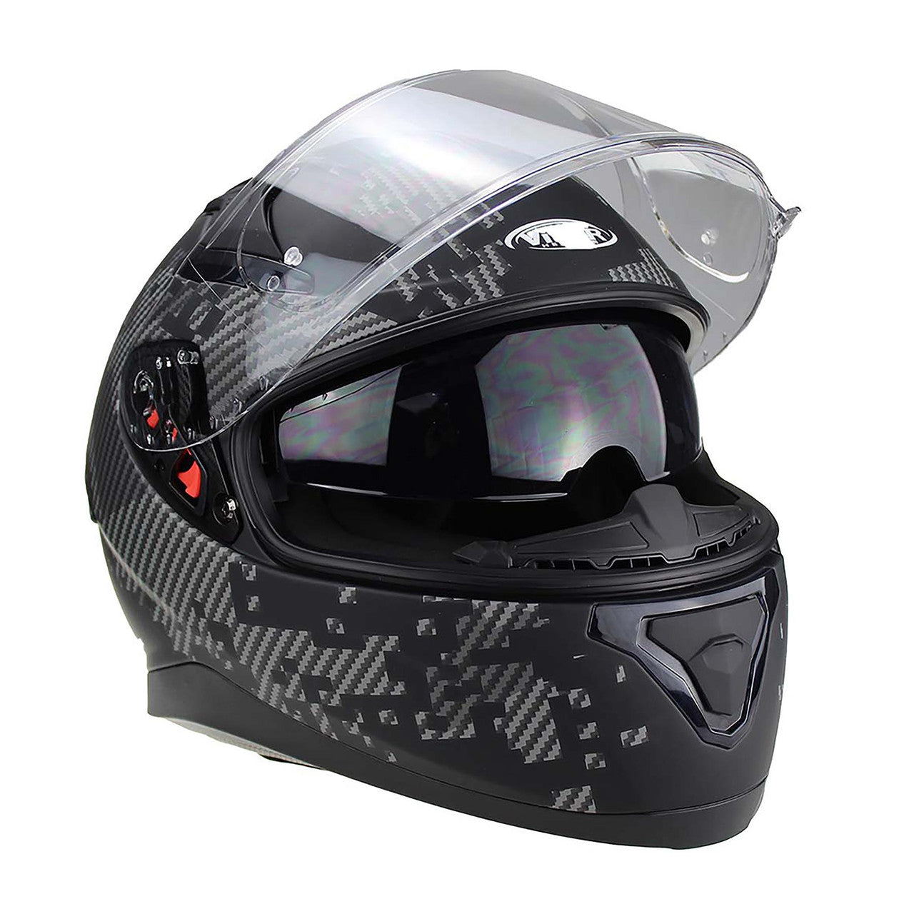 VIPER RSV95 FULL FACE MOTORBIKE HELMET BLACK MOTORCYCLE HELMET NEAR ME UK