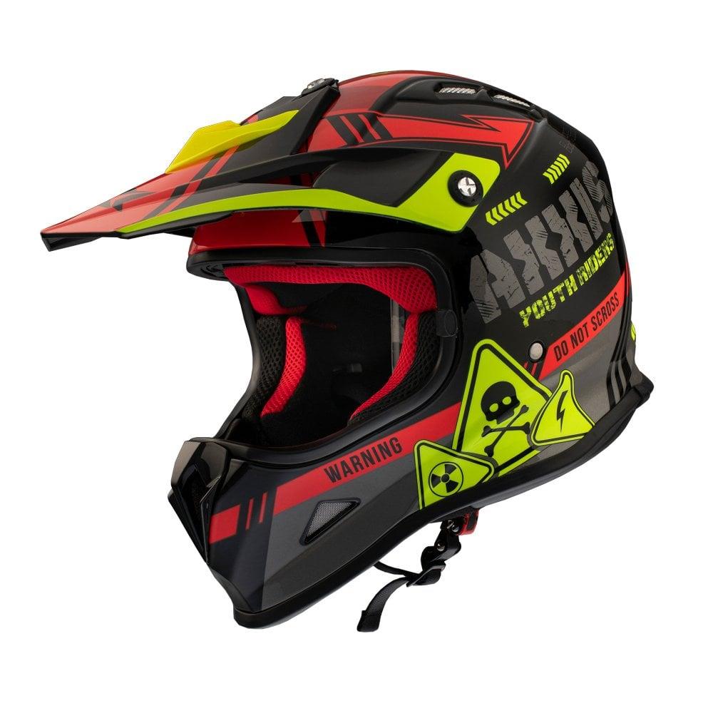 Axxis Wolverine B Matt MX Kids Youth Junior Modular Helmet