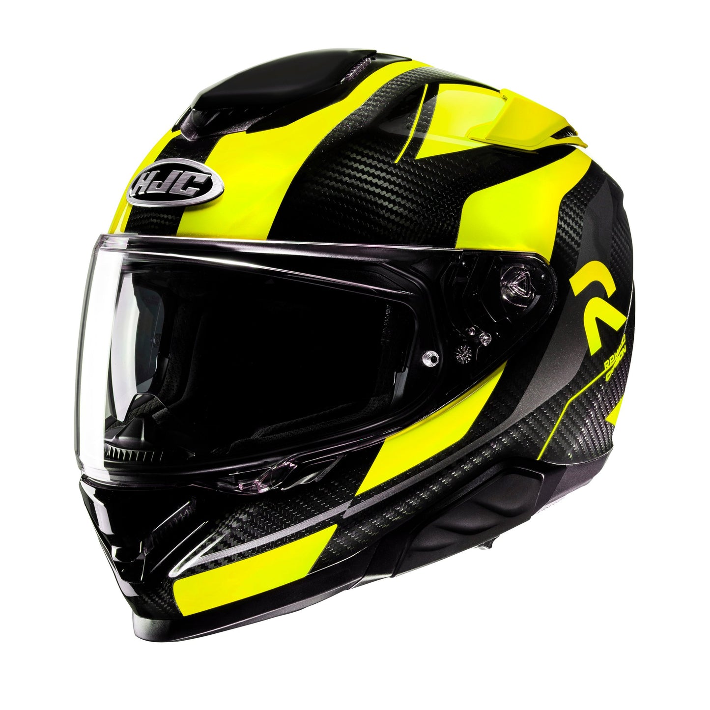 HJC RPHA 71 Hamil Carbon MC3H Motorbike Helmet Fluo Yellow / Black