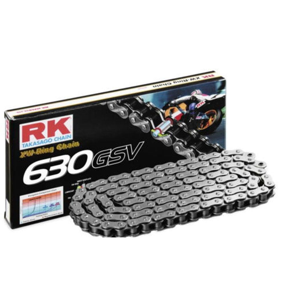 RKTAKASAGO CLASSIC MOTORBIKE MOTORCYCLE CHAIN SILVER X-RING 630GSV-106