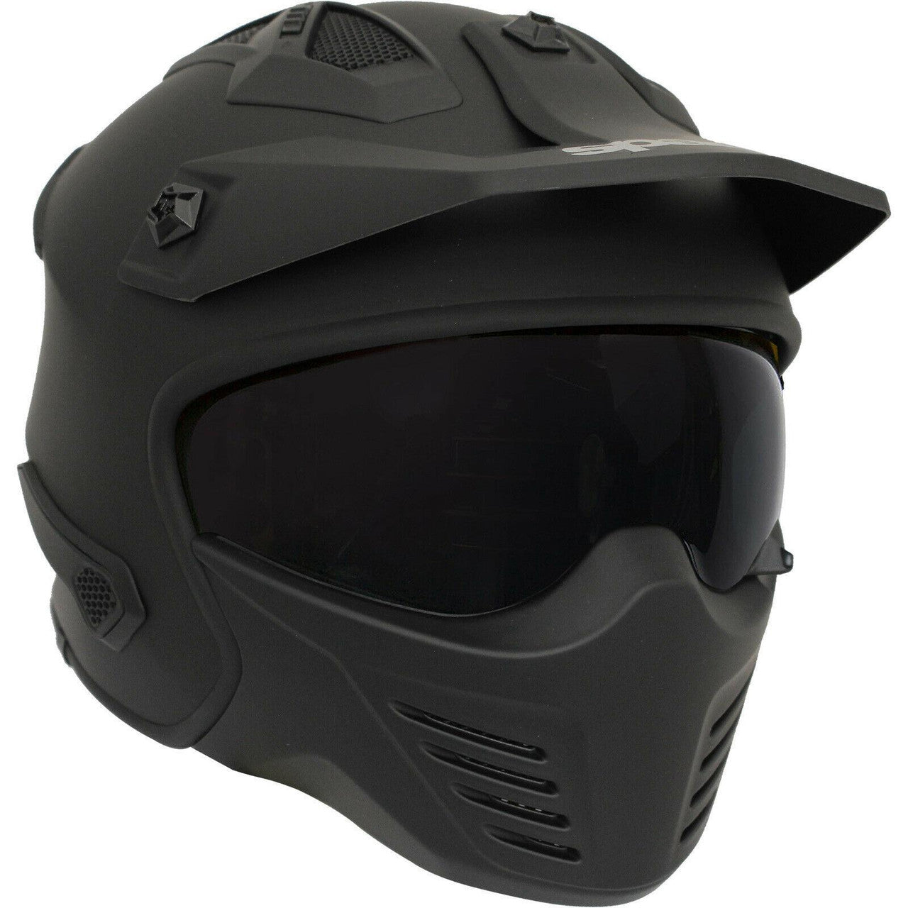 Spada Storm Open Face Motorcycle Motorbike Helmet