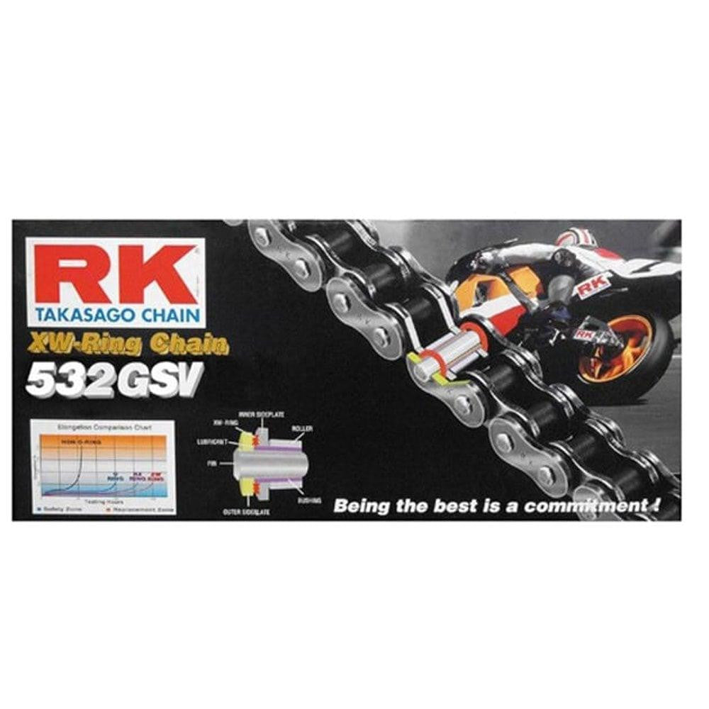 RK Chain Heavy Duty Motorcycle X Ring Derive Motorbike Chain