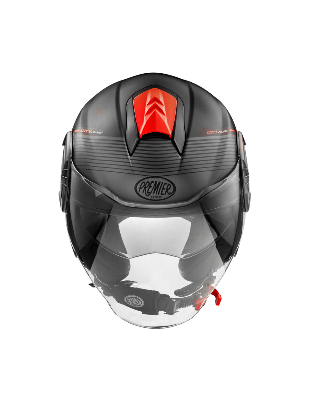 PREMIER COOL CH OPEN FACE MOTORBIKE SCOOTER HELMET WITH VISOR