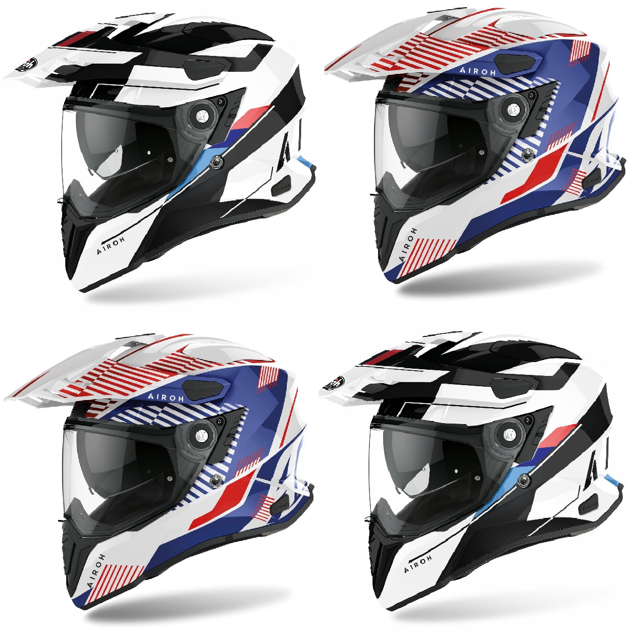 Airoh 2022 Commander Adventure Dual Sports Motorcycle Helmet