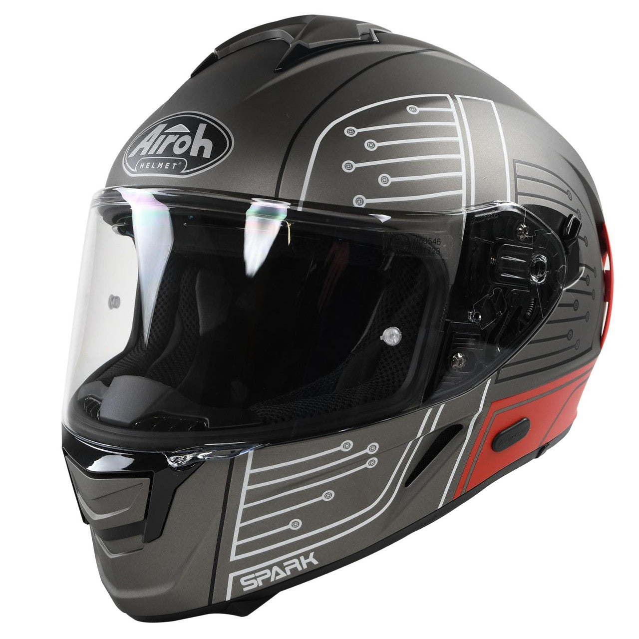 Airoh Spark Flow Full Face Motorcycle Motorbike Helmet