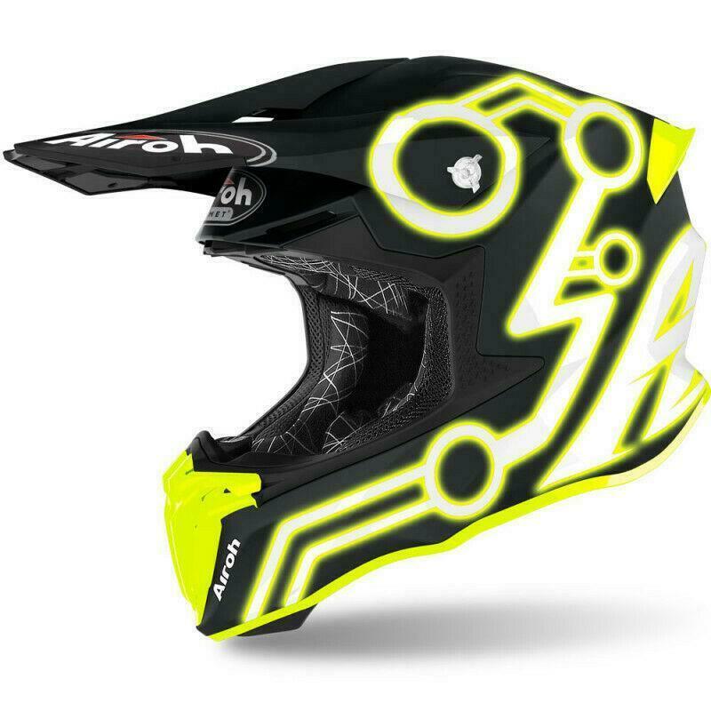 Airoh Twist 2.0 Off Road Helmet Black Yellow