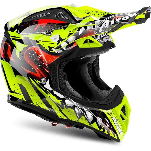 Airoh Aviator 2.2 Motocross Off Road Motorcycle Helmet Yellow