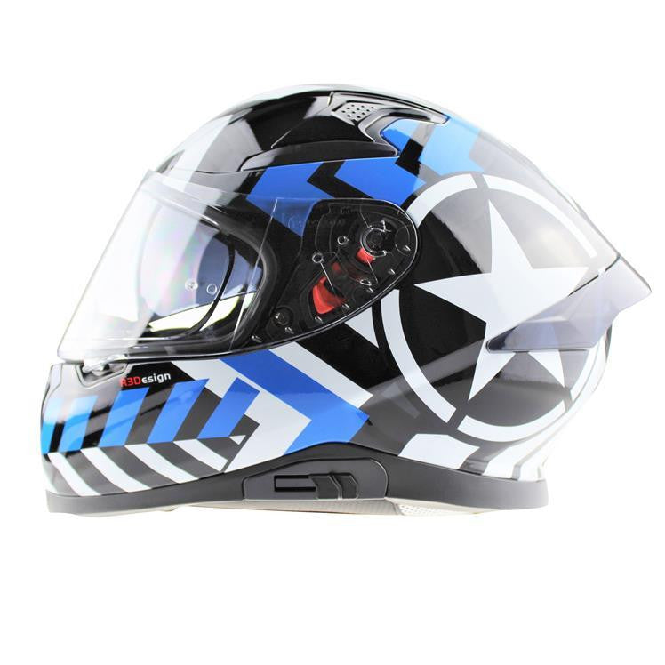 VIPER RSV95 PATROIT FULL FACE MOTORBIKE MOTORCYCLE HELMET