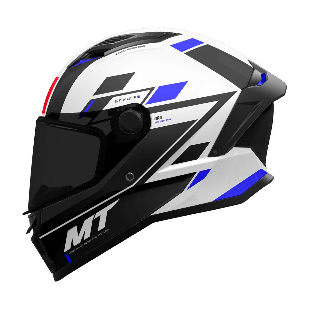 New Mt Stinger 2 Full Face  Motorbike Helmet Sporty Look