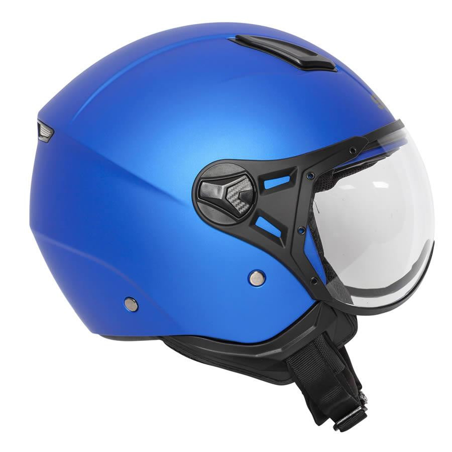 Spada Hellion Plain Open Face Motorcycle Scooter Bike Helmet