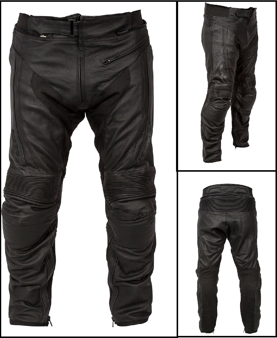 Spada Everider Ladies Motorcycle Leather Jeans CE Black