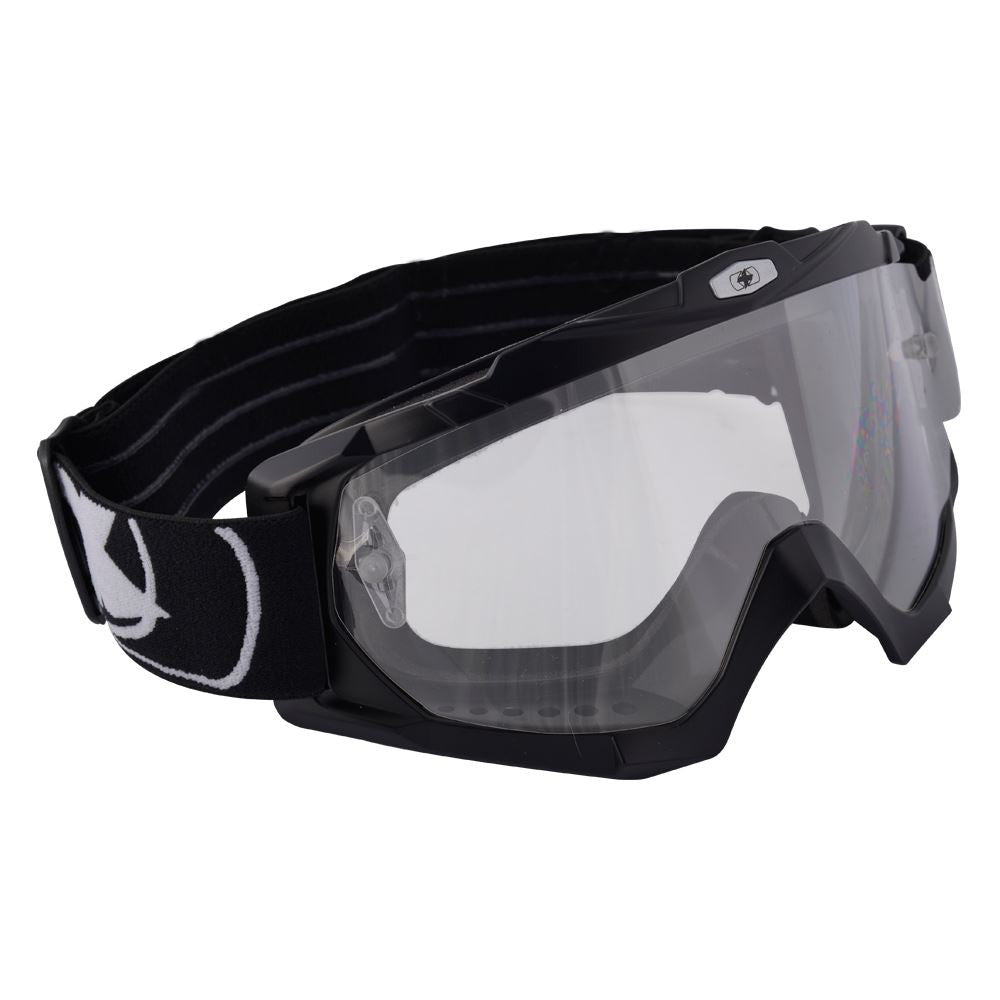 Oxford OX201 Motorcycle Motorbike Assault Pro Off-Road MX Goggle-Matt Black