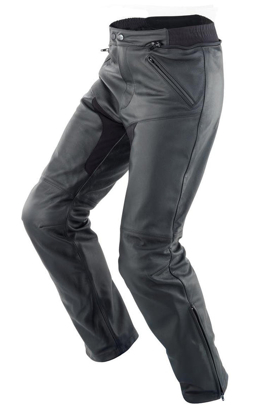 Spidi New Naked Lady Motorcycle Motorbike Trousers Leather - Black