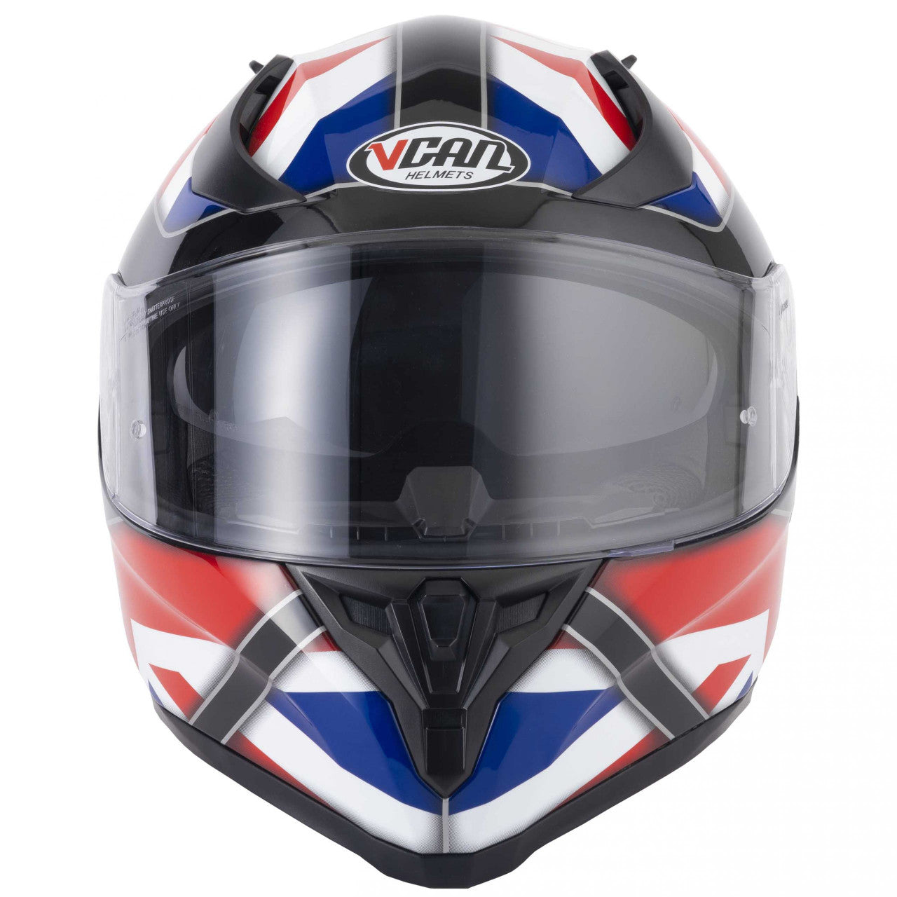 VCAN H128 Union Jack Full Face Motorcycle Helmet- Union Jack 2024