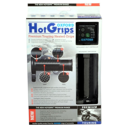 Oxford Motorcycle Motorbike Premium Touring Heated Hot Grips