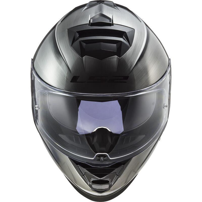 LS2 FF800 Storm II Full Face Motorbike Helmet Jeans Titanium