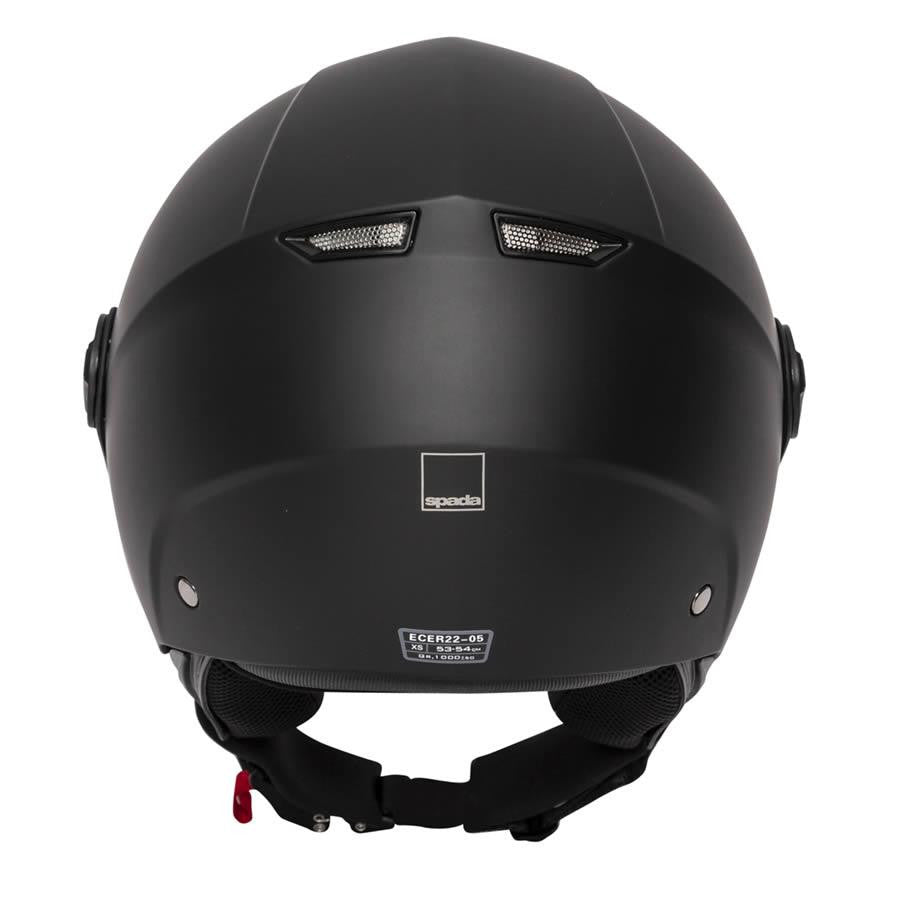 Spada Hellion Plain Open Face Motorcycle Scooter Bike Helmet