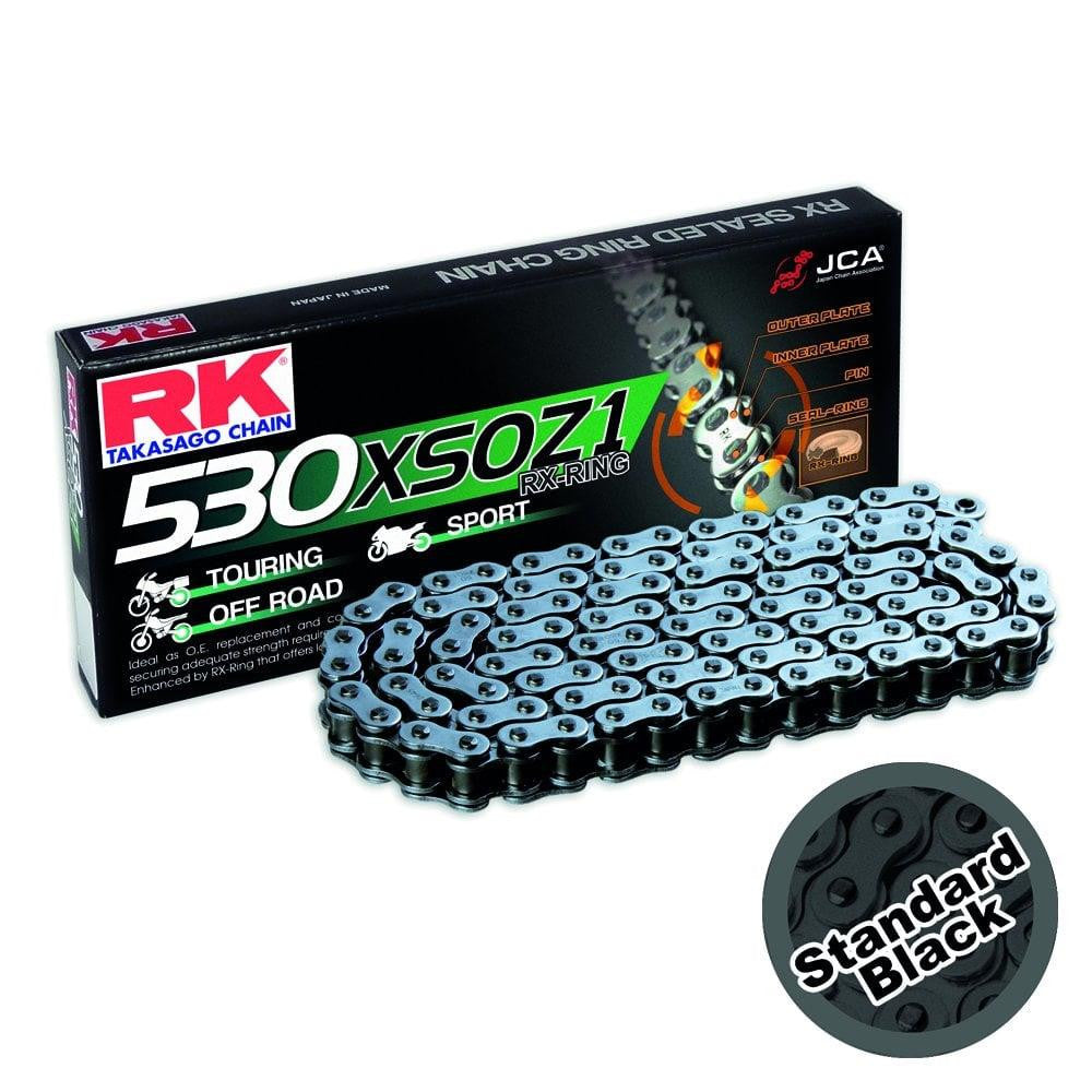 RK 530XSOZ1 Motorcycle Motorbike Pro X-Ring Drive Chain Black 112 Links