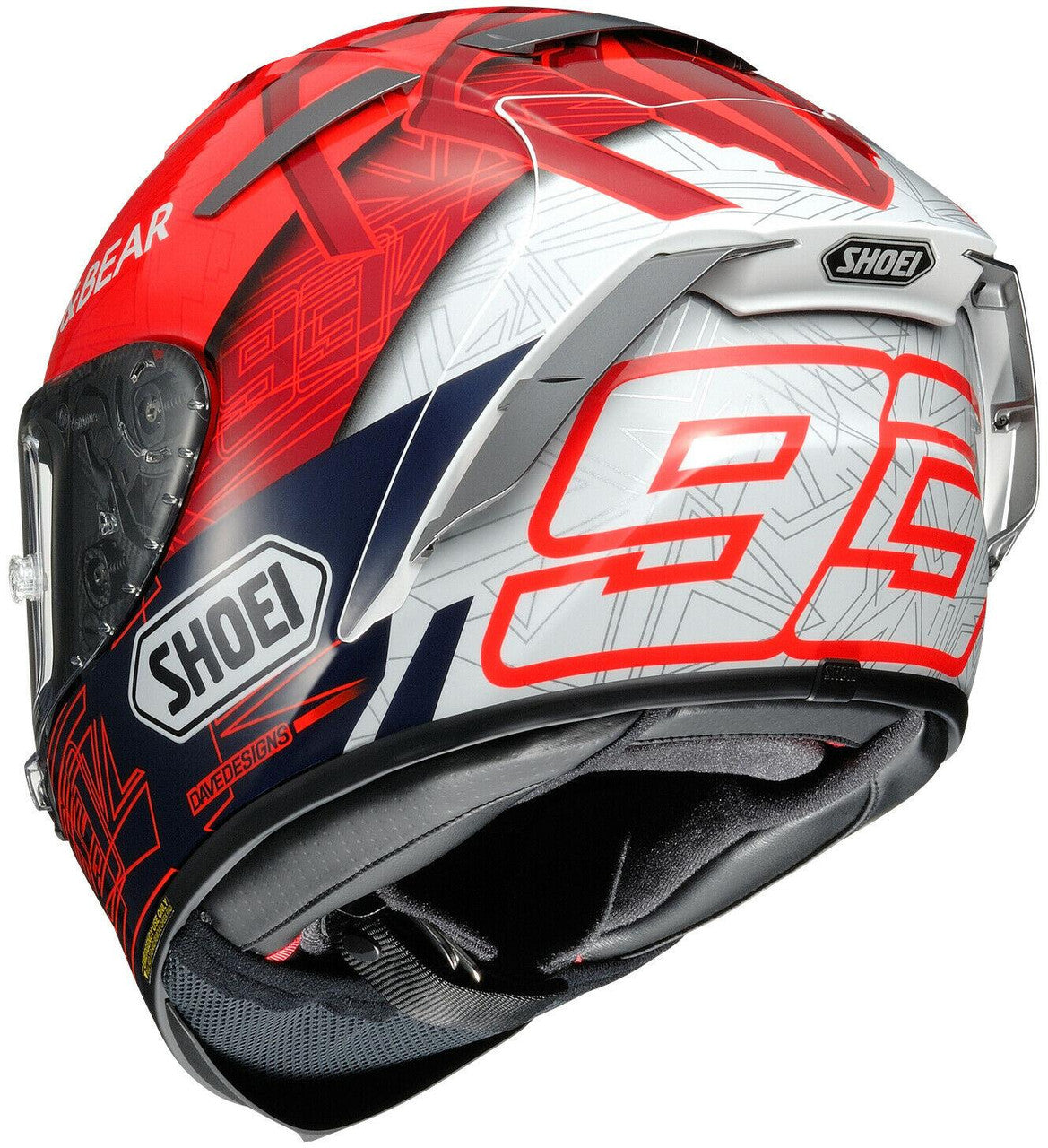 SHOEI X-SPIRIT 3 MARQUEZ 6 TC1 X-SMALL MOTORBIKE FULL FACE HELMET