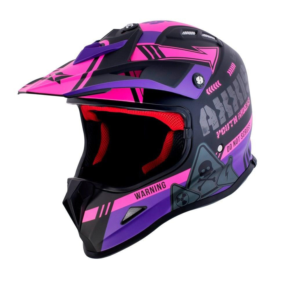 Axxis Wolverine B Matt MX Kids Youth Junior Modular Helmet