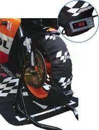 MotoGP Digital Tyre Warmer Set for 120/70-17 Front and 180/55-17 Rear Tyres - with UK 3 Pin Plug