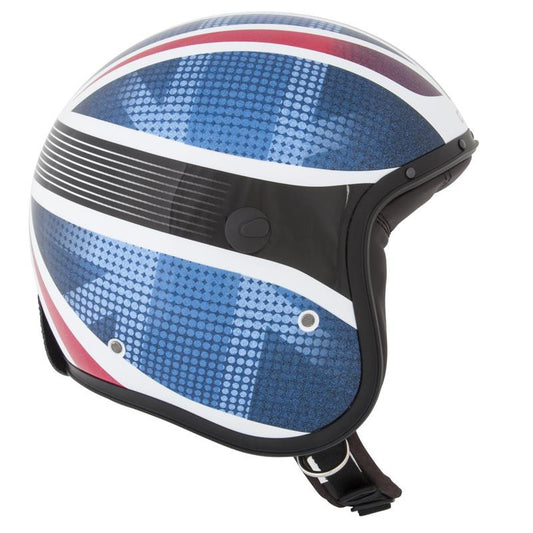 CABERG FREERIDE UK UNION JACK OPEN FACE SCOOTER JET HELMET