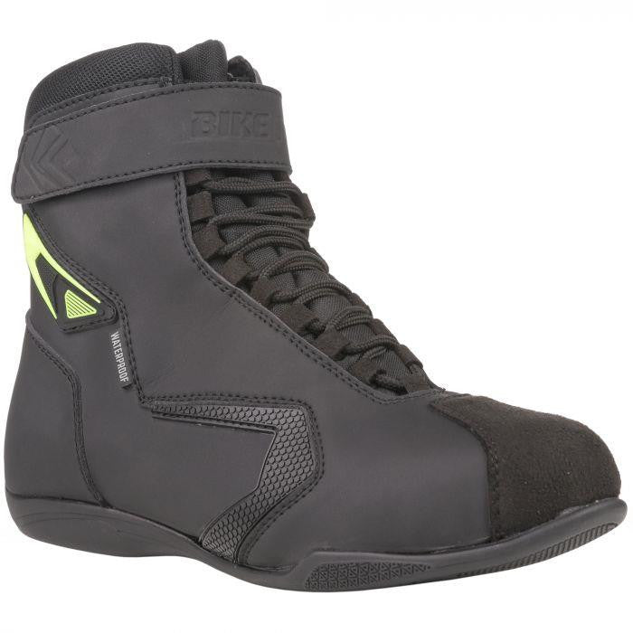 Bike It 'Bandido' Low Profile Waterproof Black Street Motorcycle Boots