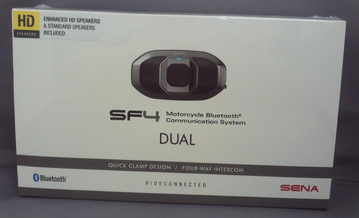 Sena Motorcycle Bluetooth Communication System SF4-02 Dual Pack