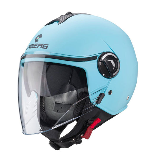 Caberg Riviera V4X Matt Light Blue Flip up Motorcycle Helmet