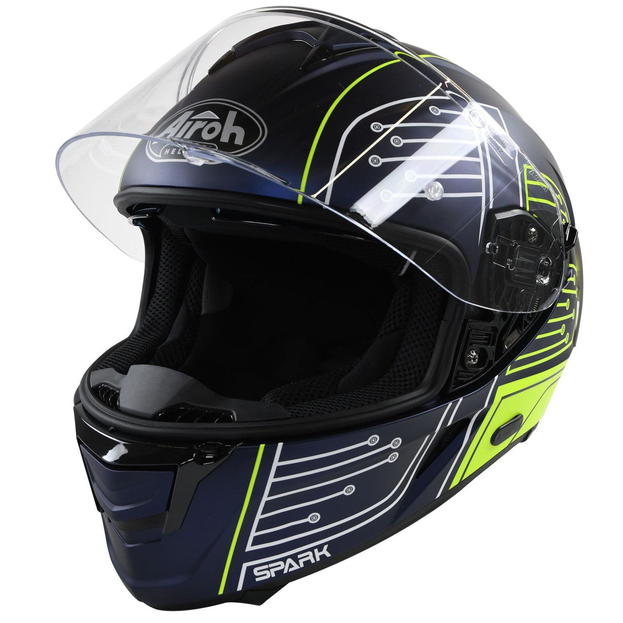 Airoh Spark Flow Full Face Motorcycle Motorbike Helmet