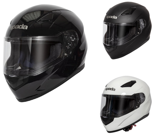 Spada Raiden Plain Full Face Biker Helmet