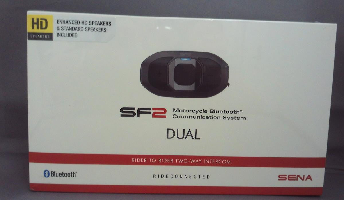 Sena SF2-02D Dual Pack Motorcycle Bluetooth Communication System