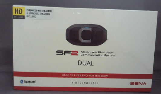 Sena SF2-02D Dual Pack Motorcycle Bluetooth Communication System