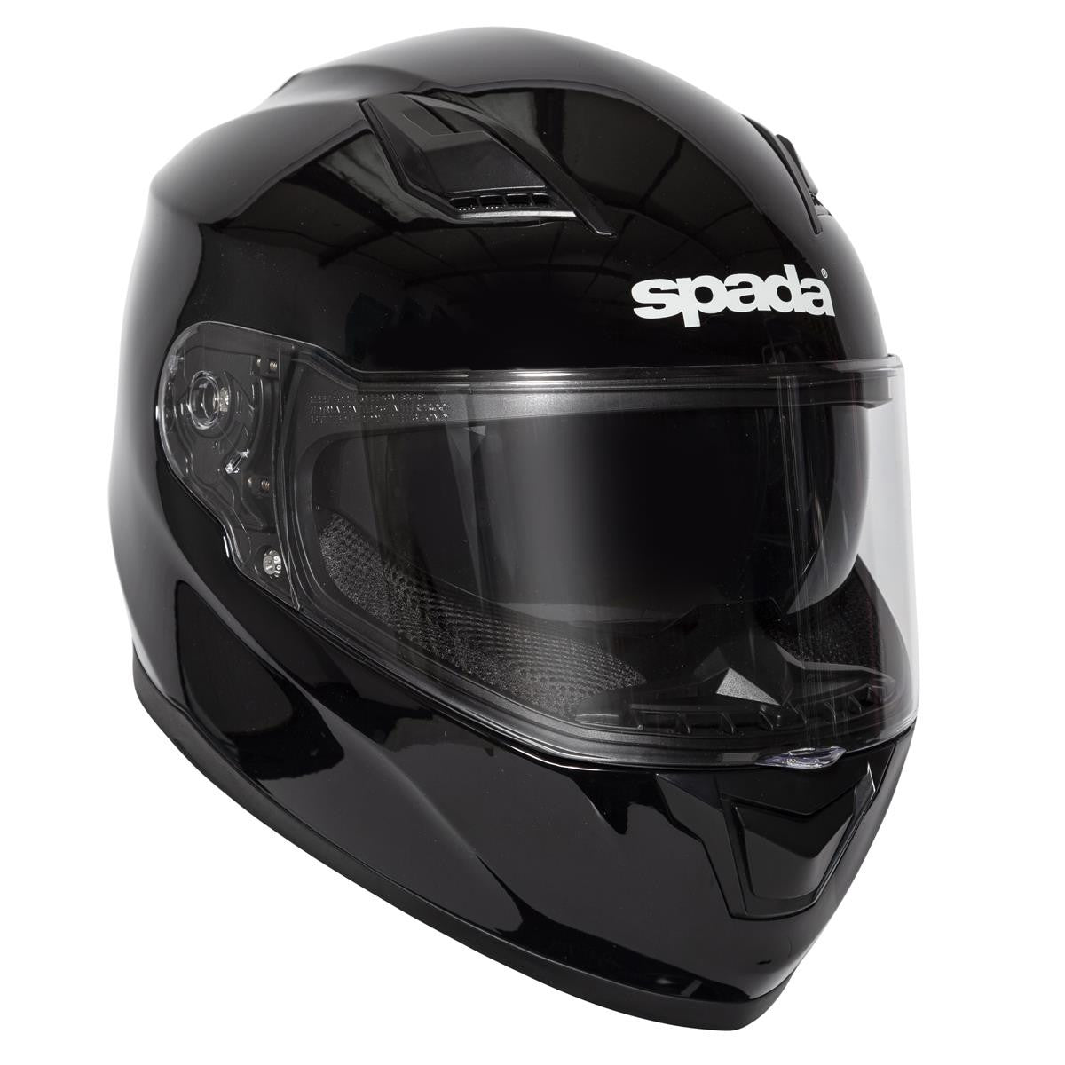 Spada SP17 Full Face Motorcycle Motorbike Helmet Black