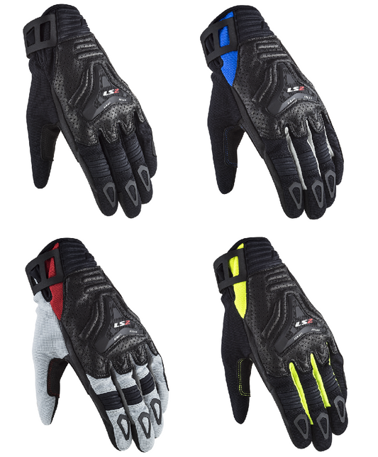 LS2 All Terrain Men Textile Touring Motorcycle Motorbike Gloves