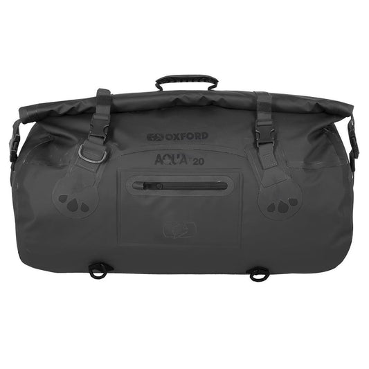 Oxford Aqua T-20 Waterproof Motorcycle Roll Bag 20 L Black