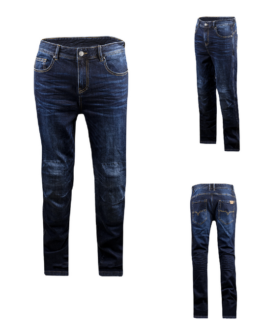 LS2 Vision EVO Man Textile jeans Pant Blue