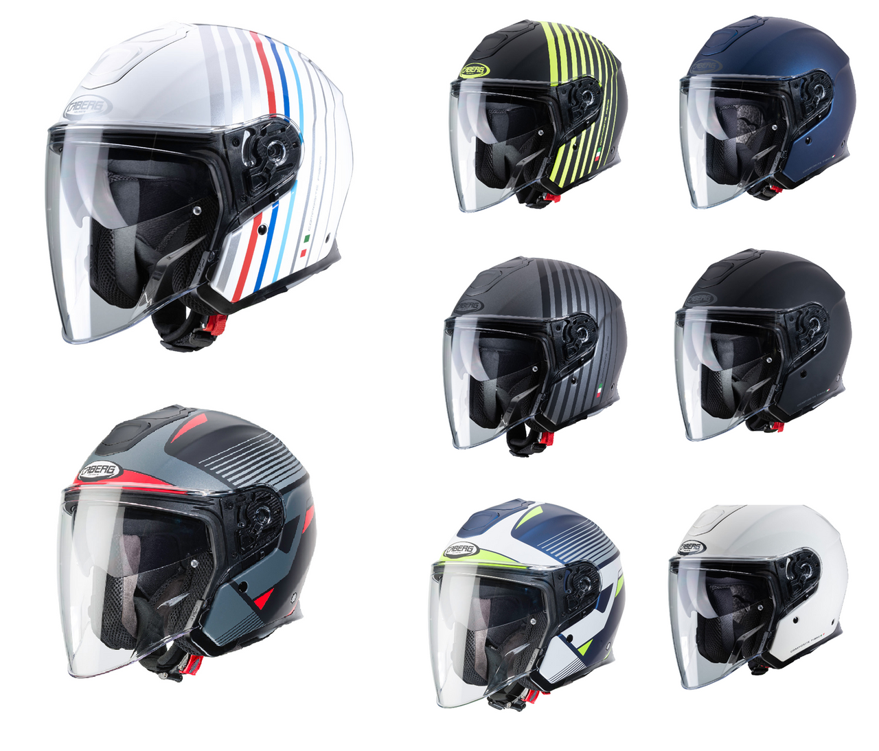 Caberg Flyon Open Face Motorcycle Scooter Touring Helmet