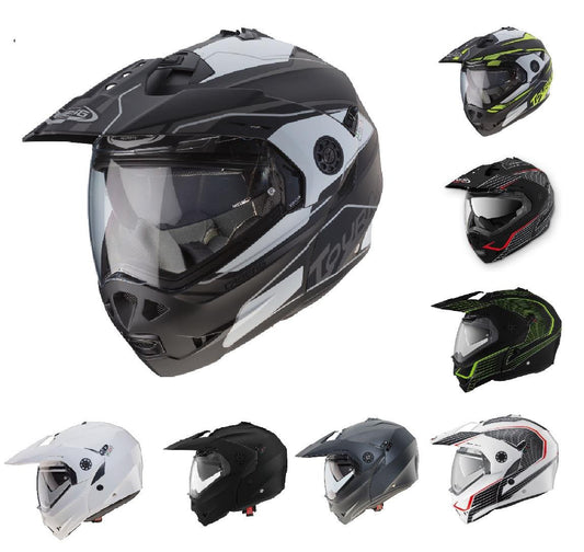 Caberg Tourmax Adventure Flip Up Motorcycle Motorbike Helmet