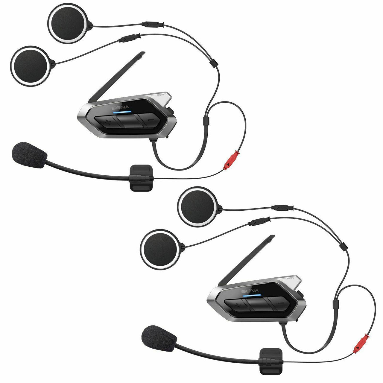 SENA 50R-01 MOTORCYCLE BLUETOOTH COMMUNICATION SYSTEM DUAL PACK