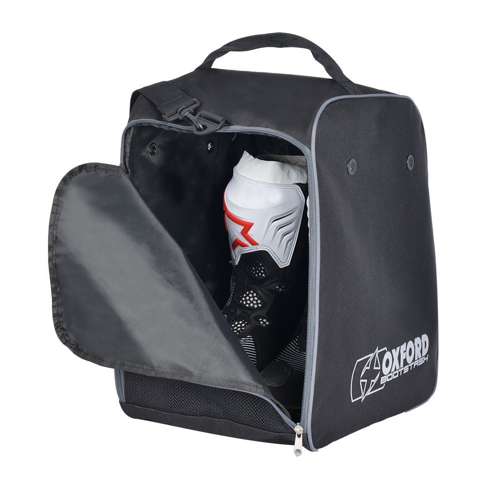 Oxford OL263 Bootstash Deluxe Helmet bag  Black/Grey