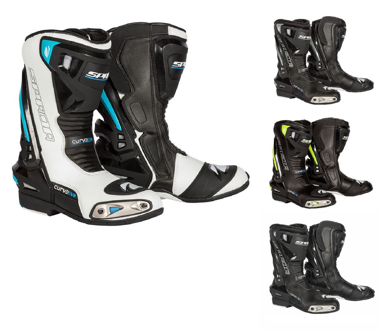 Spada Curve Evo CE Motorcycle Motorbike Sports Riding Boots