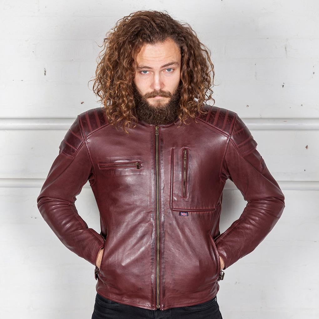 Spada Redux Men's Leather Motorcycle Motorbike Jacket