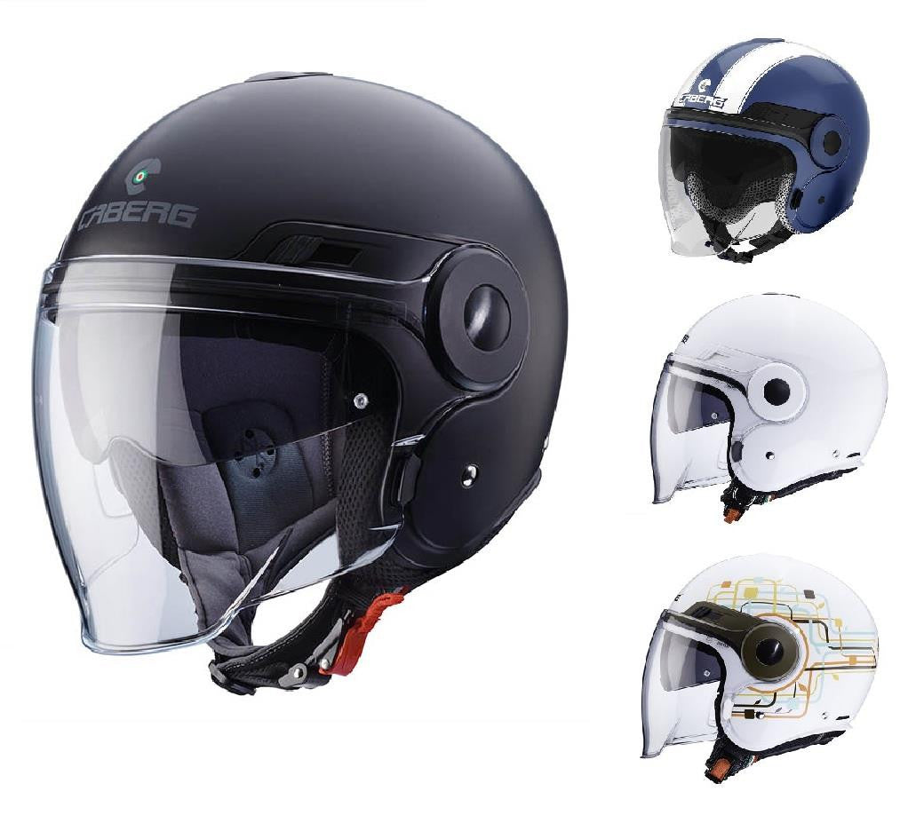 Caberg Uptown Open Face Motorcycle Motorbike Scooter Jet Helmet