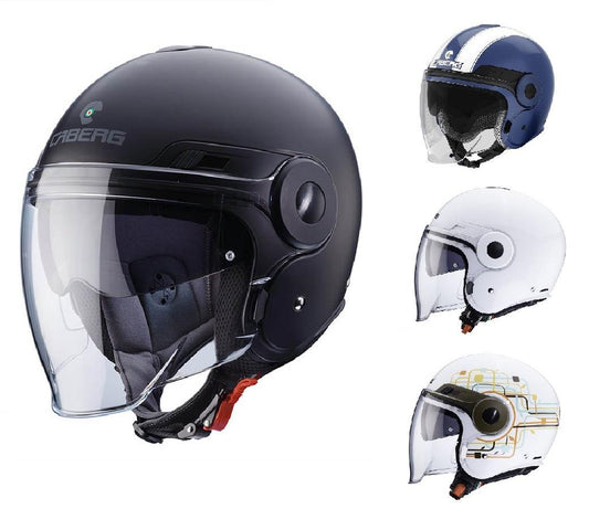 Caberg Uptown Open Face Motorcycle Motorbike Scooter Jet Helmet