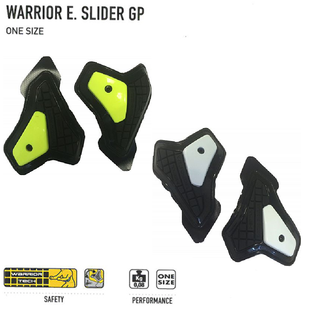 Spidi Warrior Elbow Slider Black Flouro & Black Silver