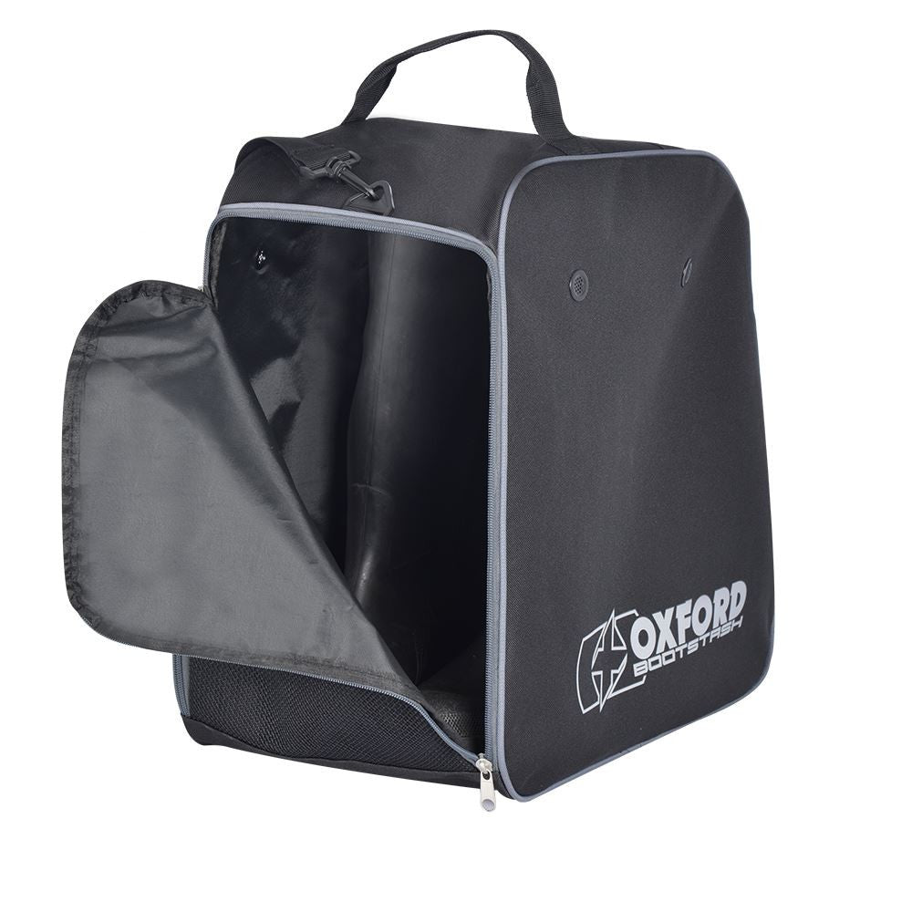 Oxford OL263 Bootstash Deluxe Helmet bag  Black/Grey