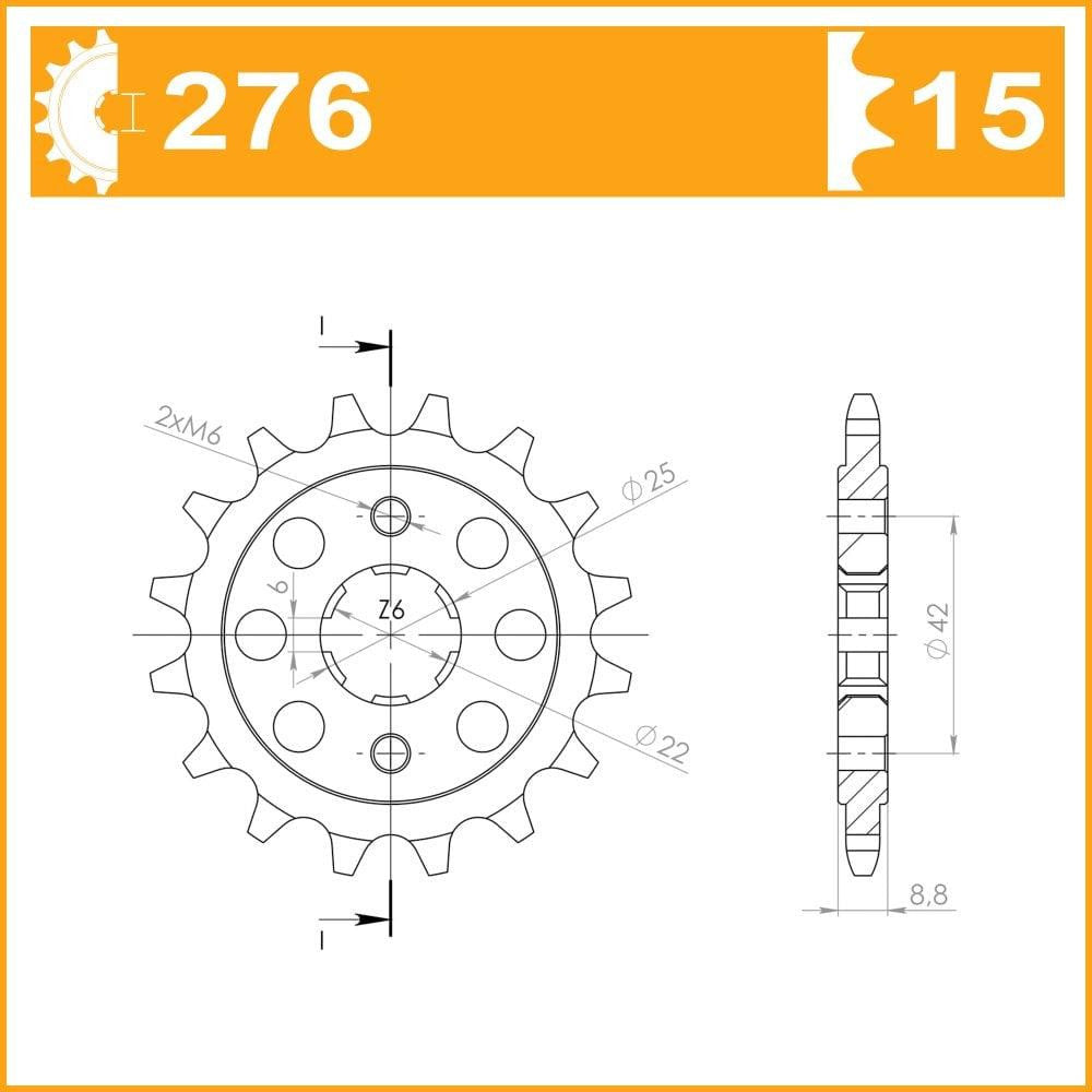 RK H. Duty Upgrade Kit Honda CB250NB /NDB /NDC 79-83 Motorcycle Chain & Sprocket