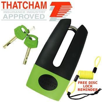 Mammoth Thatcham Shackle Disc Lock With 11mm Pin And Free Reminder Coil