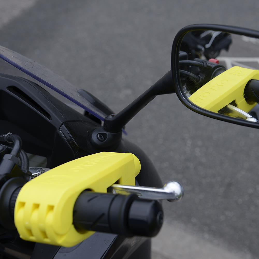 Oxford Motorcycle Lever Lock (Yellow)